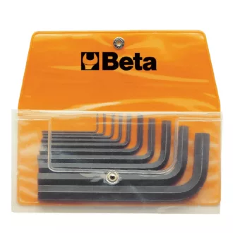   BETA 96N/B 10 | 96N/B10 10 részes hajlított imbuszkulcs szerszám készlet műanyag dobozban