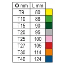 BETA 97BTX-C/SC8
 | 97BTX-C/SC8-8DB IMBUSZKULCSKÉSZLET TORX®