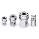 BETA 123/K4 | 123/K4 Adapterkészlet racsnis kulcshoz , 4 darabos: : 1 Bitadapter 3 Adapter gyorscsatlakozóval