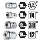 BETA 123/K4 | 123/K4 Adapterkészlet racsnis kulcshoz , 4 darabos: : 1 Bitadapter 3 Adapter gyorscsatlakozóval