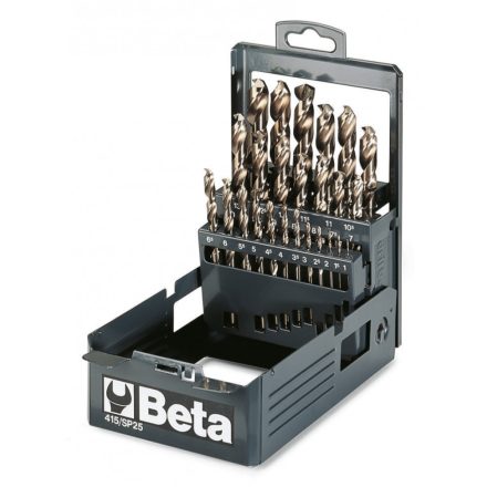 BETA 415/SP 25 | 415/SP25 rövid csigafúró szerszám készlet kofferban