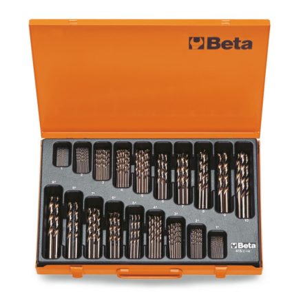 BETA 415/C 116 | 415/C116 rövid csigafúró szerszám készlet kofferban