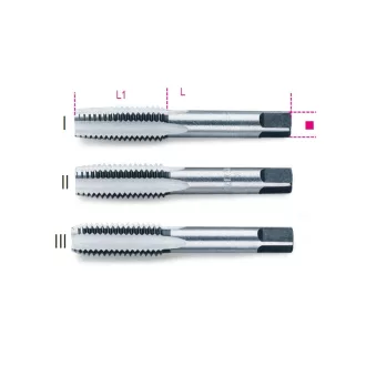   BETA 430/4 | 430 4 Kézi menetfúró, metrikus normál menet, króm-acélból