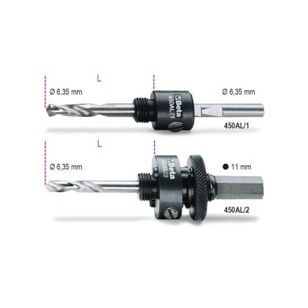 BETA 450AL/1 | 450AL/1 Felvevőszár, központfúróval
