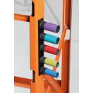 BETA 720LC/PM5 | 720LC/PM5 5 DARABOS GÉPI DUGÓKULCS KÉSZLET KERÉKANYÁKHOZ SZÍNES POLIMER BETÉTEKKEL, 1/2" MÁGNESES TARTÓSÍNEN
