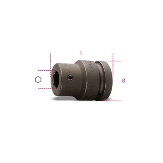   BETA 727PI/16 1/2 | 727PI/16 1/2 Betéttartó 1/2"-os négyszögletes csatlakozó, foszfátozott