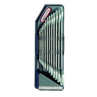   Gedore kétoldalas villáskulcs készlet 12 részes tartóban, 6-32 mm (H 6-120)