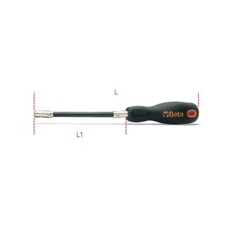   BETA 897 | 897 1/4"-os flexibilis betéttartó csavarhúzónyéllel