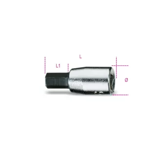   BETA 900ME/3 | 900ME 3 1/4"-os imbusz-dugókulcs, krómozott, barnított hegy