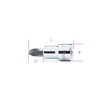   BETA 910PH/2 | 910PH 2 Csavarhúzó-dugókulcs Phillips®-csavarokhoz, krómozott, barnított fej