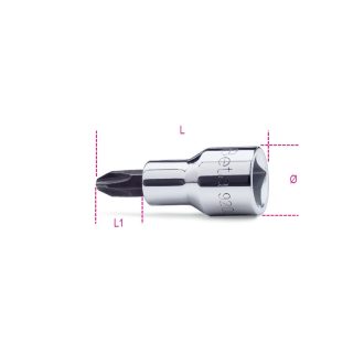   BETA 920PH/4 | 920PH 4 Csavarhúzó-dugókulcs Phillips®-csavarokhoz, krómozott, barnított fej