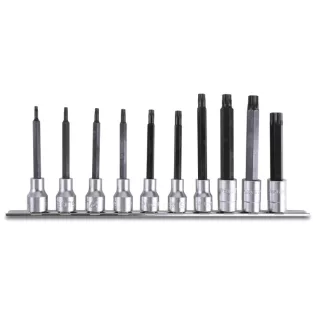   BETA 920TX/L SB 10 | 920TX-L/SB10 10 darabból álló hosszú hatszögű külső dugókulcs készlet (920TX/L cikk.) Torx® csavarokhoz tartóban