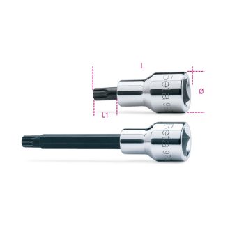   BETA 920XZN/9 | 920XZN 9 1/2”-os XZN®-profilú imbusz-dugókulcs, krómozott, barnított fej