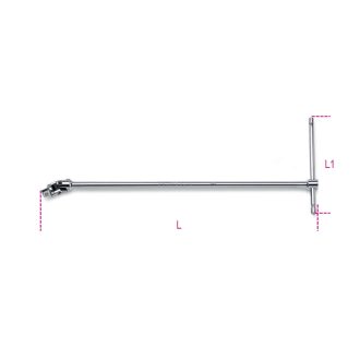  BETA 920/40 | 920/40 1/2”-os csuklós T-hajtószár, krómozott