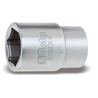   BETA 920INOX-A/14 | 920INOX-A ​Szögletes csatlakozású, 1/2"-es negatív tájoló kulcs, hatlapú bemenettel, rozsdamentes acélból