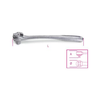   BETA 920/55/INOX | 920/55INOX Irányváltós emelő 1/2"-es pozitív szögletes csatlakozóval, rozsdamentes acélból