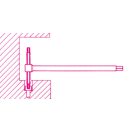 BETA 951TX/27 | 951TX 27 T-szárú imbuszkulcs, a végeken négyszögprofil Torx®-csavarhoz