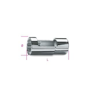   BETA 960A | 960A 27 1/2”-os nyitott dízel porlasztócsúcs kiszedő dugókulcs, krómozott, tizenkétszögű