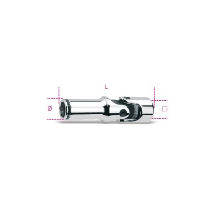 BETA 960SN/8 | 960SN 8 Izzítógyertya kulcs dízel motorokhoz, krómozott