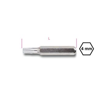   BETA 1256RTX/9 | 1256RTX 9 Csavarhúzóbetét 4 mm Tamper Resistant Torx®-csavarokhoz