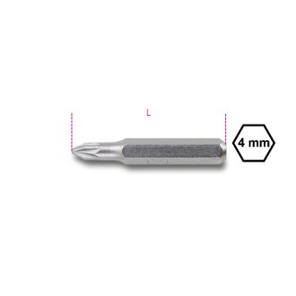   BETA 1256PZ/000 | 1256PZ 000 4 mm betét Pozidriv® - Supradriv® illesztésű csavarokhoz