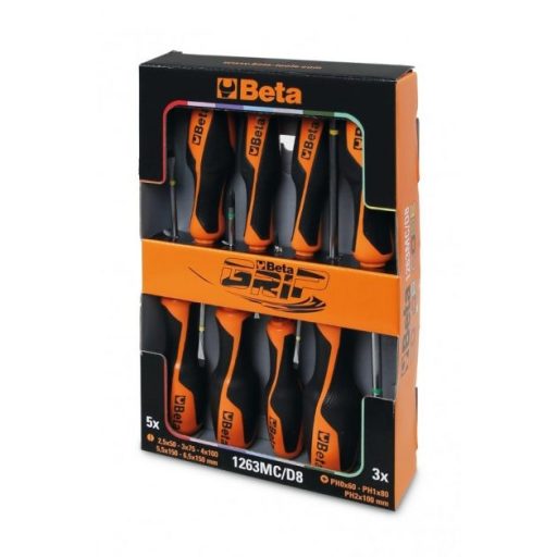 BETA 1263MC/D8 | 1263MC/D8-8 DB SZÍNES CSAVARHÚZÓKÉSZLET