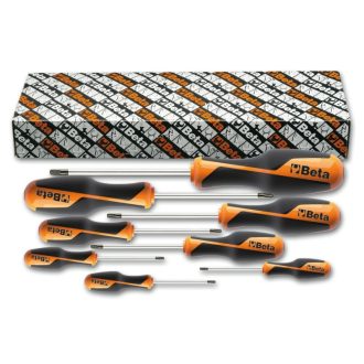   BETA 1268RTX/S8 | 1268RTX/S8 Imbusz-csavarhúzókészlet markolattal Tamper Resistant Torx® csavarokhoz, 8 darabos