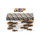 BETA 1268RTX/S8 | 1268RTX/S8 Imbusz-csavarhúzókészlet markolattal Tamper Resistant Torx® csavarokhoz, 8 darabos