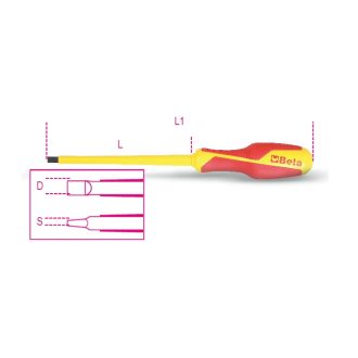   BETA 1274MQ/10X200 | 1274MQ 10X200 Villanyszerelő csavarhúzó