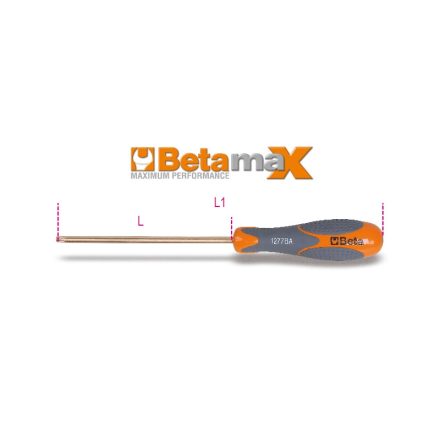 BETA 1277BA/TX15 | BETA 1277BA/TX15 Imbusz-csavarhúzó Torx® csavarokhoz, szikramentes