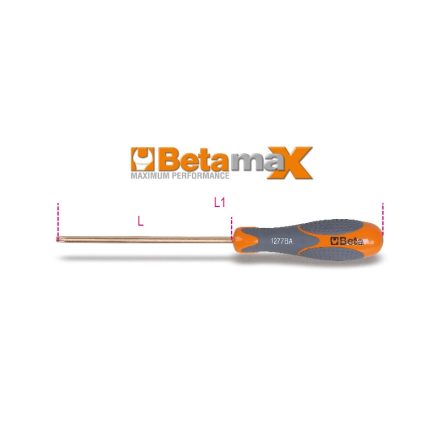 BETA 1277BA/TX20 | BETA 1277BA/TX20 Imbusz-csavarhúzó Torx® csavarokhoz, szikramentes