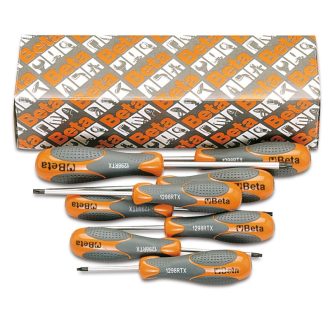   BETA 1298RTX/S 8 | 1298RTX/S8 8 részes imbusz-csavarhúzó szerszám készlet Tamper Resistant Torx® csavarokhoz