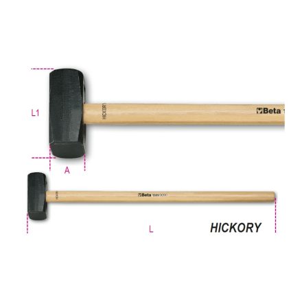 BETA 1381/8000 | 1381 8000 Hosszú ráverő kalapács Hickory nyéllel