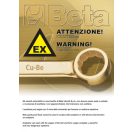 BETA 1381BA/8000 | 1381BA 8000 szikramentes ráverő kalapács, fanyéllel