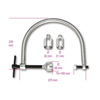   BETA 1452/KIT | 1452K Szeleprugó feszítő fogó három pofával