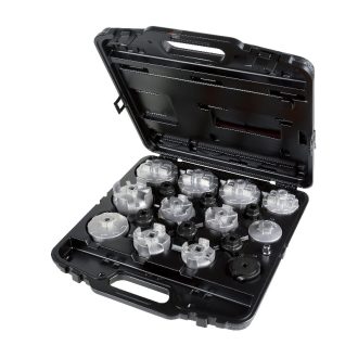   BETA 1493/C19 | 1493/C19 18 darabos olajszűrőleszedő dugókulcskészlet. Különösen ajánlott ázsiai autókhoz