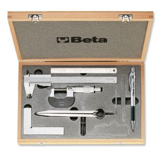  BETA 1685/C7 | 1685/C7 7 részes szerszámkészlet méréshez és jelöléshez kofferban