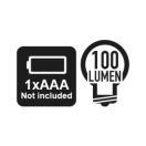 BETA 1833XS/1 | 1833XS/1 LED lámpa, robusztus eloxált alumíniumból