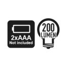 BETA 1833XS/2 | 1833XS/2 LED lámpa, robusztus eloxált alumíniumból