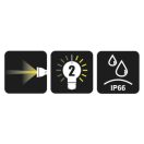 BETA 1833L | 1833L LED zseblámpa intenzív fényerővel, robusztus eloxált alumíniumból, 1 100 lumenig