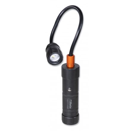 BETA 1837F/USB | 1837F/USB Tölthető, mágneses flexibilis lámpa intenzív fényű LED-ekkel, robusztus eloxált alumíniumból, 600 lumen