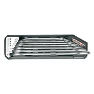   Gedore kétoldalas villáskulcs készlet 8 részes tartóban, 6-22 mm (H 6-8)