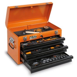   BETA BW 2200E/21WORKER | BW 2200E/21 WORKER 3 FIÓKOS SZERSZÁMOS LÁDA 159 DARABOS SZERSZÁMKÉSZLETTEL
