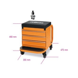 BETA 2258N-O | 2258N-O Gurulós szerelőszék fiókkal