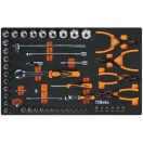 2400 RSC24/7-VIS Mobil szerszámos kocsi 7 fiókkal és 224 szerszámból álló választékkal