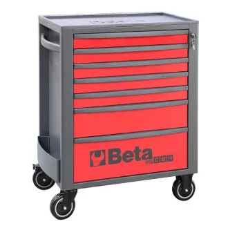 BETA RSC24/7-R | RSC24/7-R 7 fiókos szerszámkocsi, piros