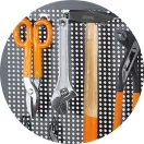 BETA RSC24AXLP/PF | RSC24AXLP/PF Perforált szerszámtartó panel konzollal
RSC24AXLP/7 szerszámkocsihoz