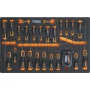 BW 2400S-O8/E-L | BW 2400S-O8/E-L Worker 8 fiókos szerszámkocsi 398 darabos szerszámkészlettel