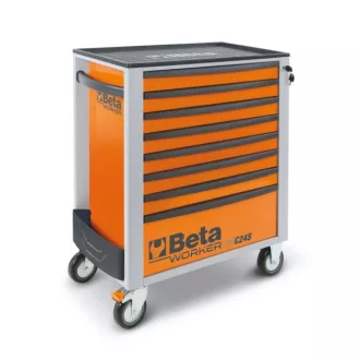   BW 2400S-G8/E-L | BW 2400S-G8/E-L Worker 8 fiókos szerszámkocsi 398 darabos szerszámkészlettel