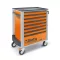 BW 2400S-G8/E-L | BW 2400S-G8/E-L Worker 8 fiókos szerszámkocsi 398 darabos szerszámkészlettel